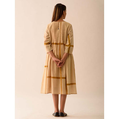 JAYATI GOENKA Beige Geometric Dress