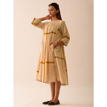JAYATI GOENKA Beige Geometric Dress