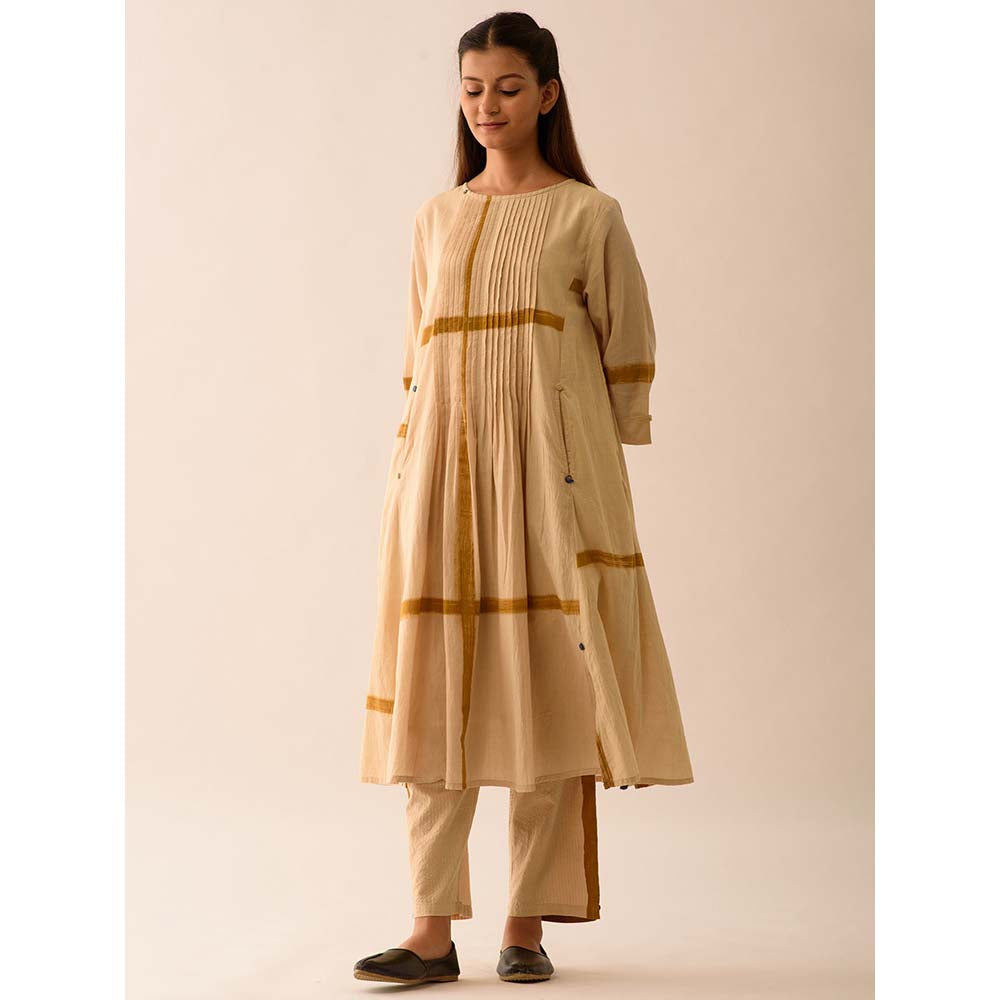 JAYATI GOENKA Beige Geometric Dress