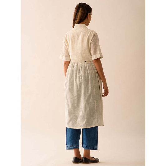 JAYATI GOENKA Beige Stripes Tunic