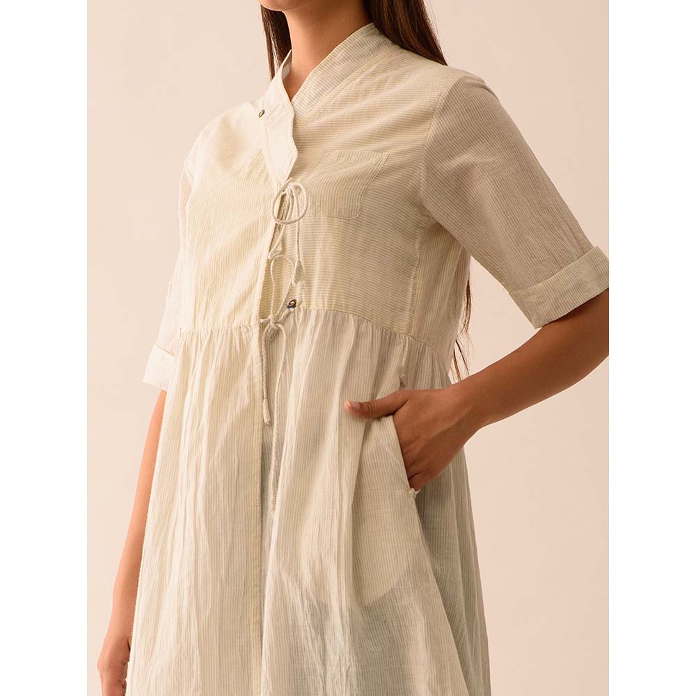 JAYATI GOENKA Beige Stripes Tunic