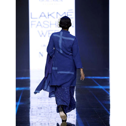 JAYATI GOENKA Blue Geometric Tunic