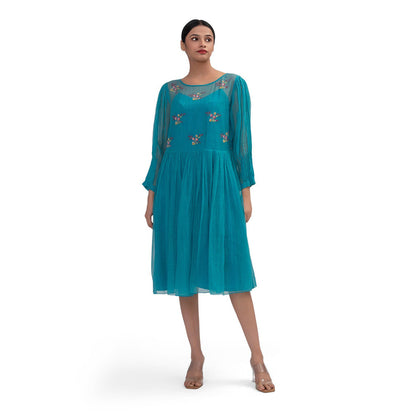 Journal By Pranay Peach Tiered Dress