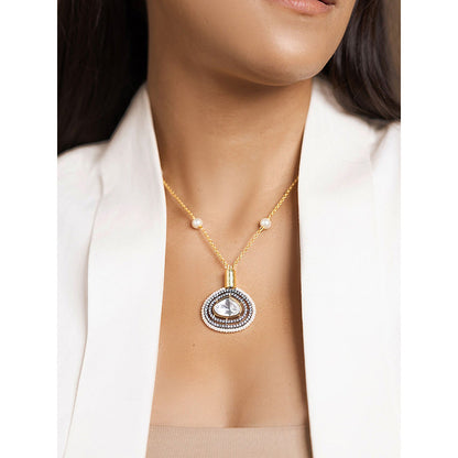 Joules By Radhika Grand White Stone Necklace