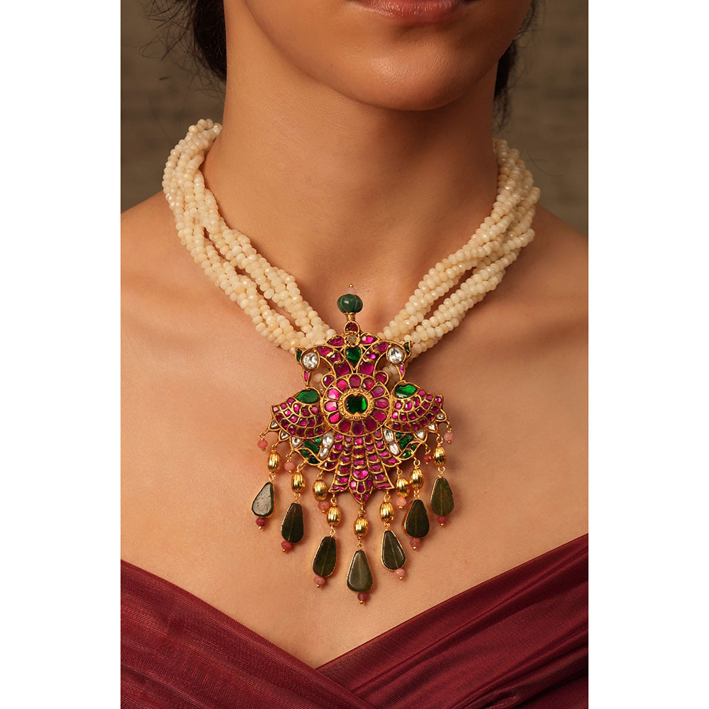 Joules By Radhika Multi-Color Regal Twist Layered Necklace