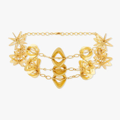 Joules By Radhika Zyra Gold Choker Necklace