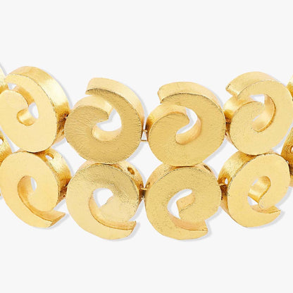 Joules By Radhika Olivine Gold Plated Choker Necklace