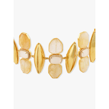 Joules By Radhika Elira Gold Plated Stone Studded Choker Necklace