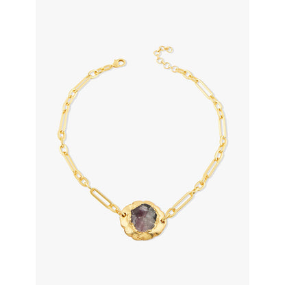 Joules By Radhika Arvella Gold Plated Stone Studded Necklace