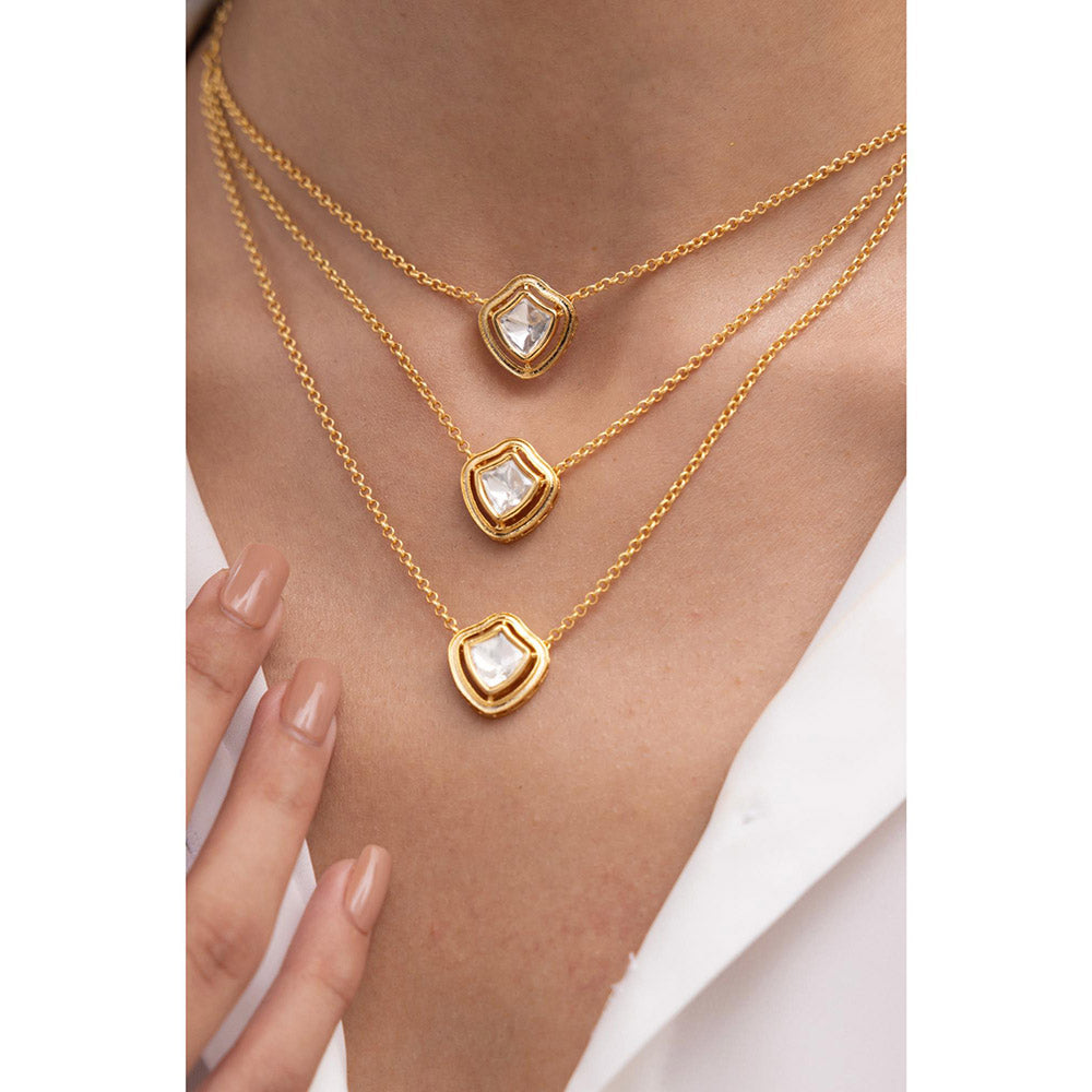 Joules By Radhika Urvi Layered Kundan Necklace