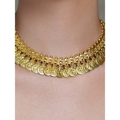 Joules By Radhika Gold Contour Necklace