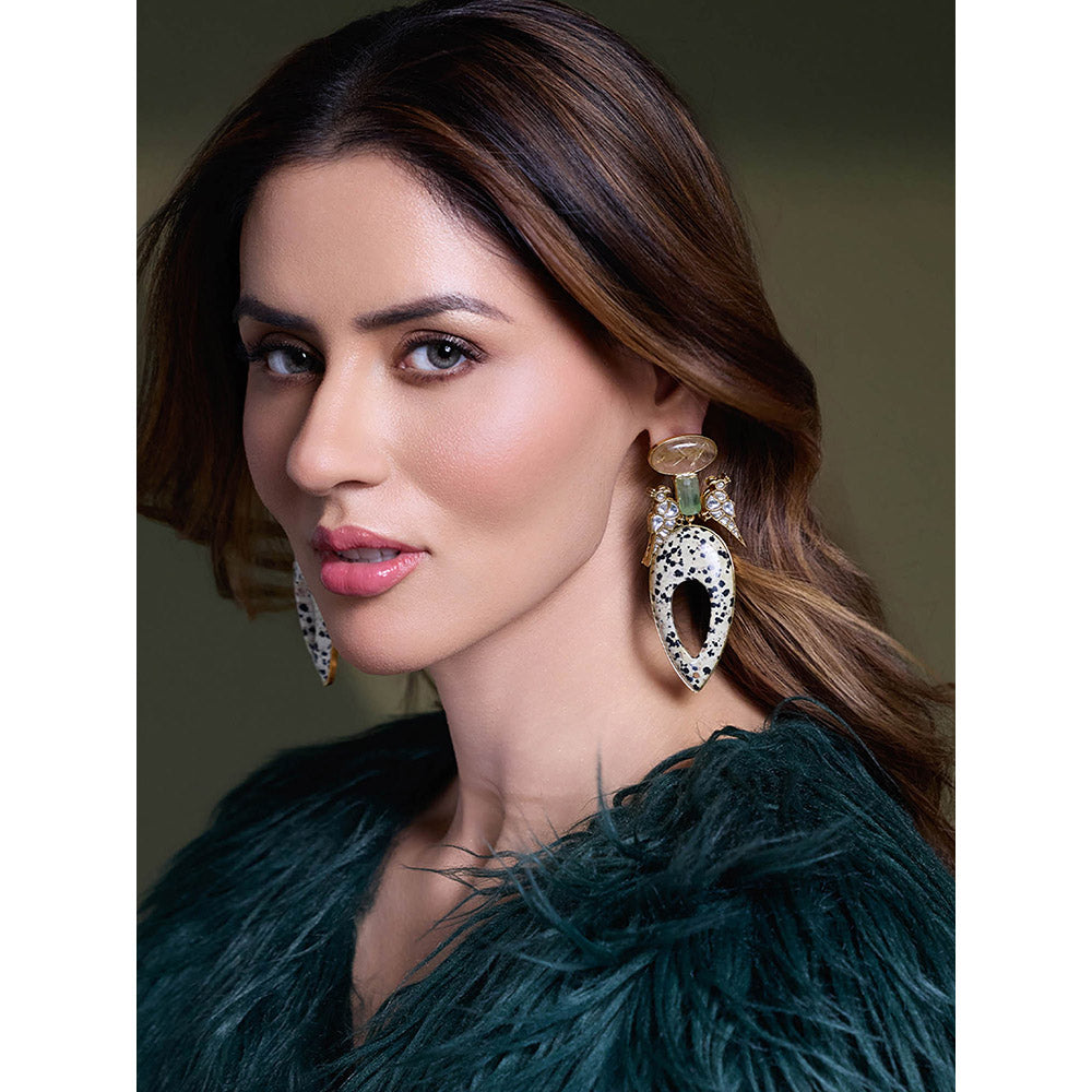 Joules By Radhika Multi-Color Fierce Dusk Drop Earrings