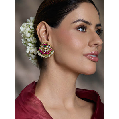 Joules By Radhika Multi-Color Divine Sparkle Drop Earrings