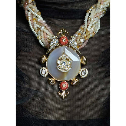 Joules By Radhika Multi-Color Enchanted Blossom Necklace