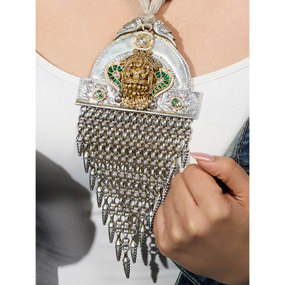 Joules By Radhika Gold Bohemian Beaded Festival Necklace