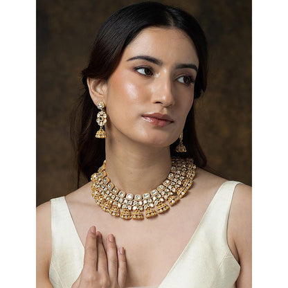 Joules By Radhika Imperial Blossom Necklace Set