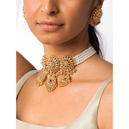 Joules By Radhika Regal Indian Heirloom Necklace Set