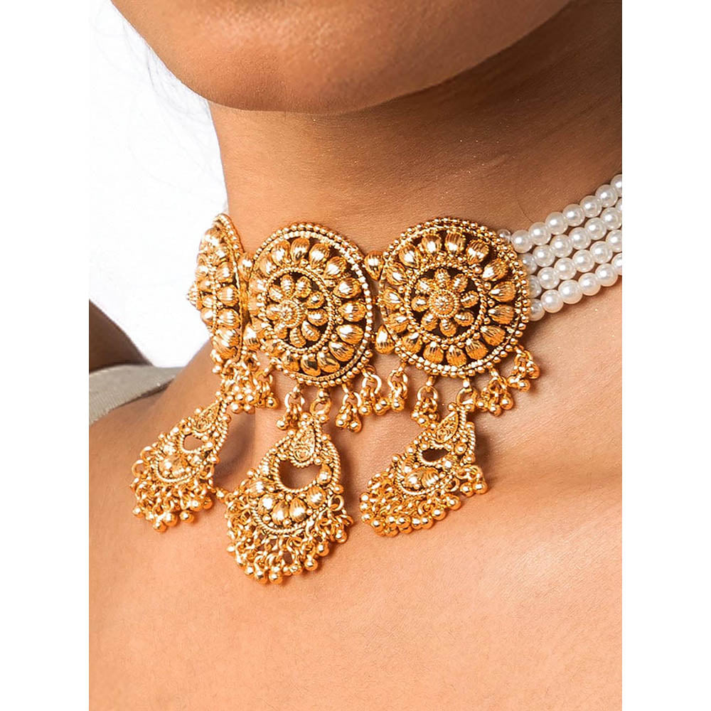 Joules By Radhika Regal Indian Heirloom Necklace Set