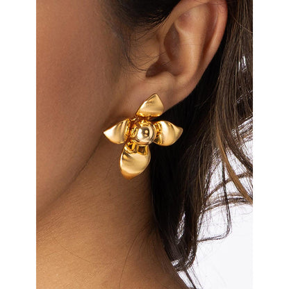 Joules By Radhika Petal Stud Earrings