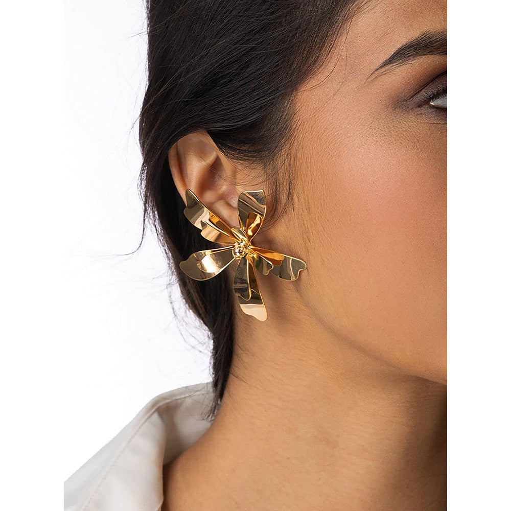 Joules By Radhika Floral Statement Earrings
