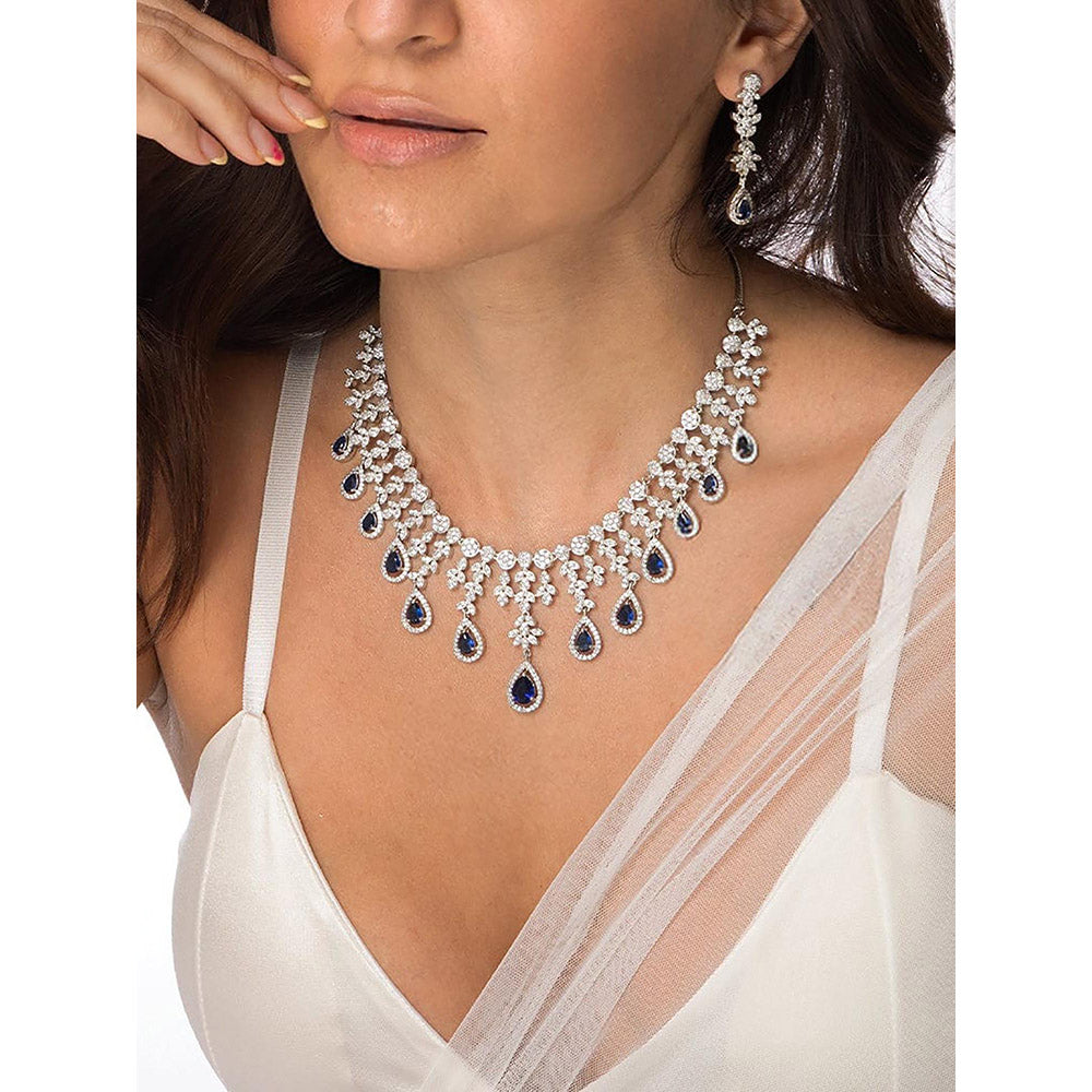 Joules By Radhika Midnight Blue Stone Necklace