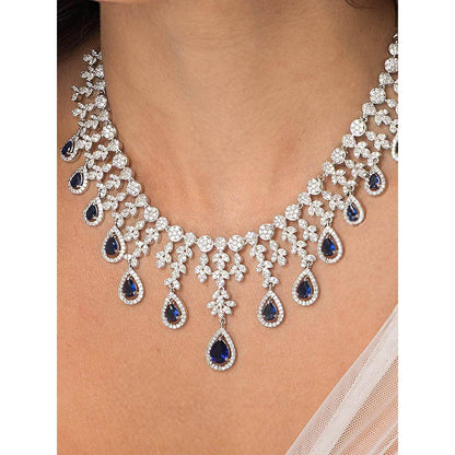 Joules By Radhika Midnight Blue Stone Necklace