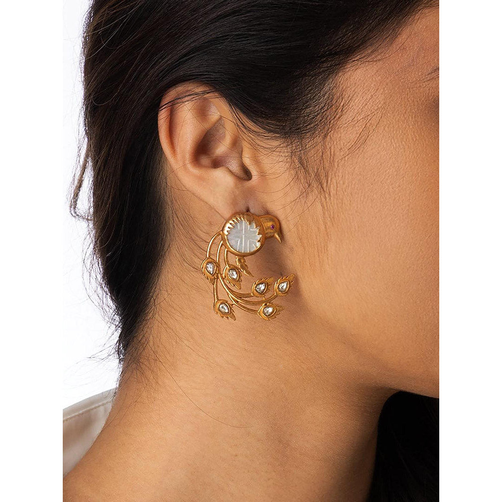Joules By Radhika Round Cluster Drop Earrings