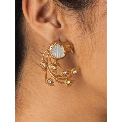 Joules By Radhika Round Cluster Drop Earrings