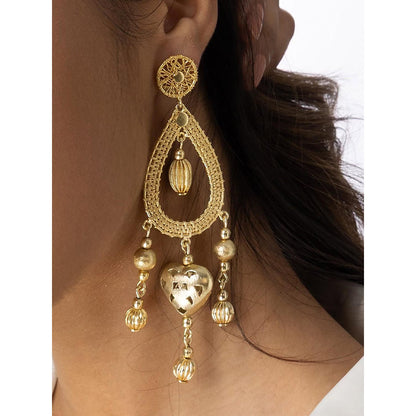 Joules By Radhika Floral Raw Gemstone Earrings