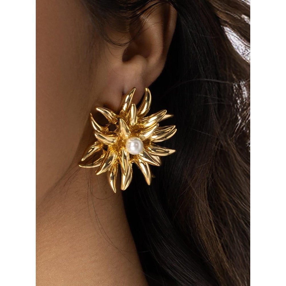Joules By Radhika Golden Bloom Earrings