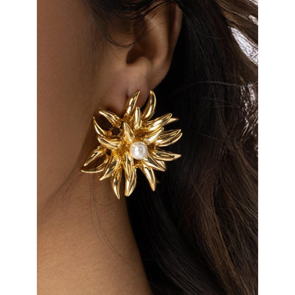 Joules By Radhika Golden Bloom Earrings