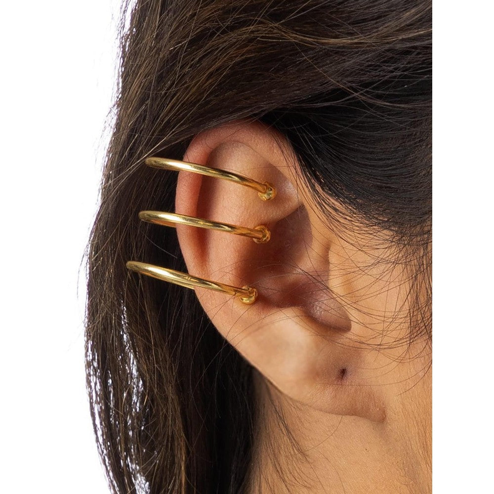 Joules By Radhika Triple Hoop Earrings