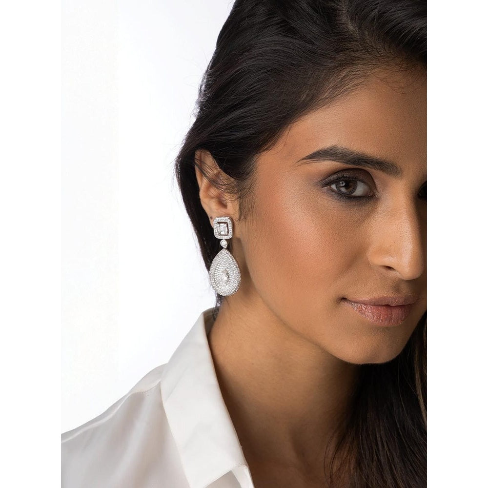 Joules By Radhika Chandelier Pear Drop Earrings