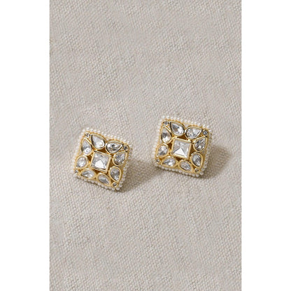 Joules By Radhika Kundan Keshi Earrings