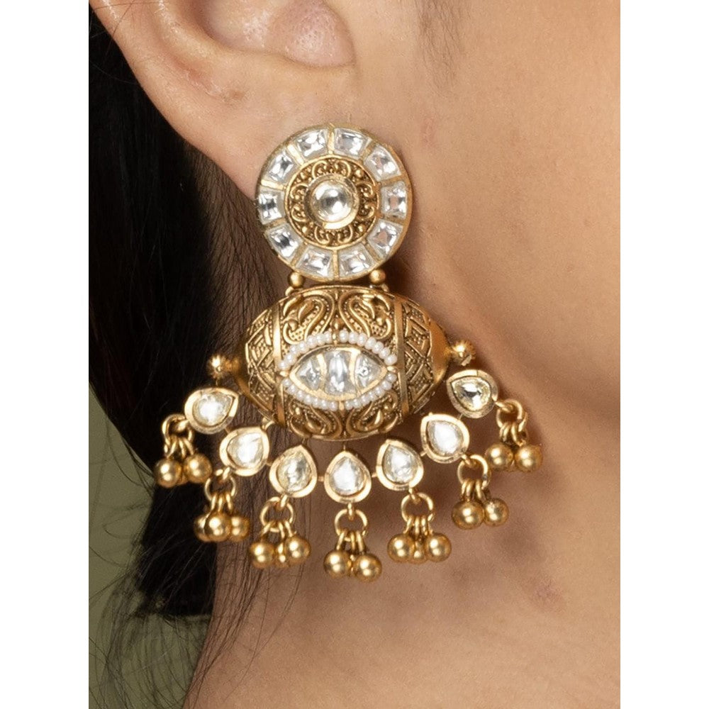 Joules By Radhika Jhoomer Dome Wedding Necklace Set