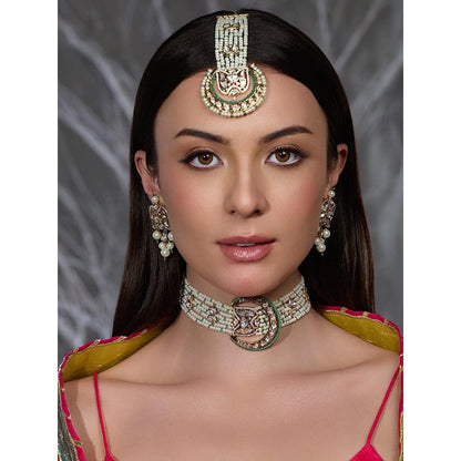 Joules By Radhika Divine Dazzle Bridal Ensemble Necklace Set
