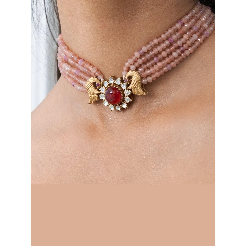 Joules By Radhika Magnificent Regal Choker Necklace Set