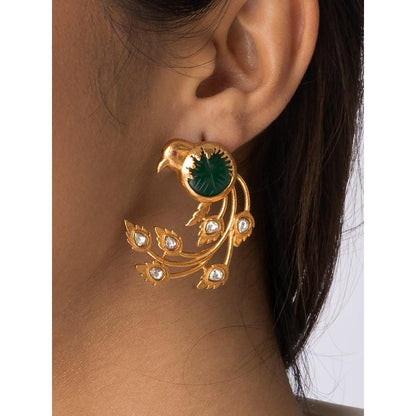 Joules By Radhika Uncut Stone Earrings