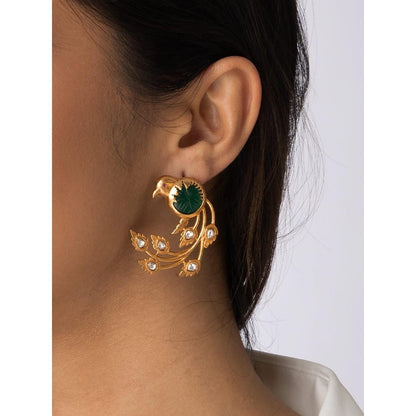 Joules By Radhika Uncut Stone Earrings