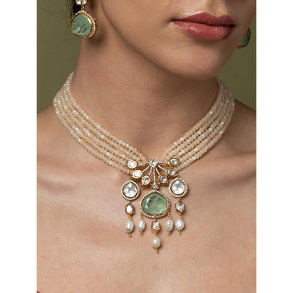 Joules By Radhika Ocean Mist Long Necklace Set