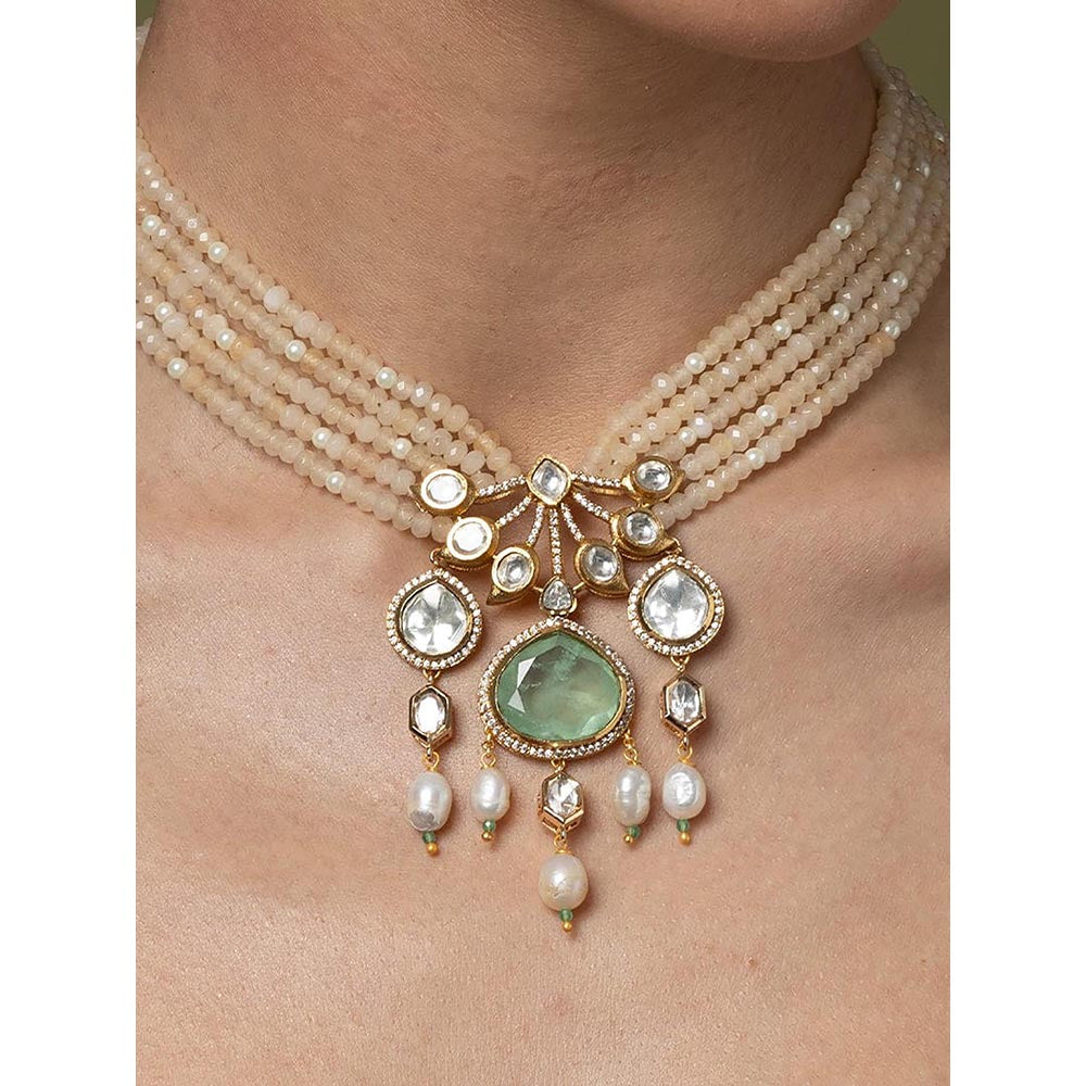 Joules By Radhika Ocean Mist Long Necklace Set