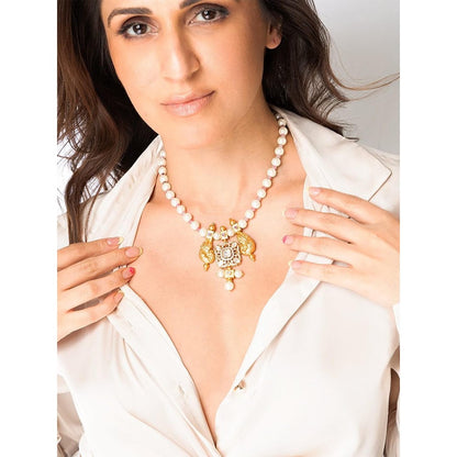 Joules By Radhika Ornate Beaded Accent Necklace