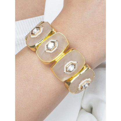 Joules By Radhika Blush Pink Enamel Bracelet