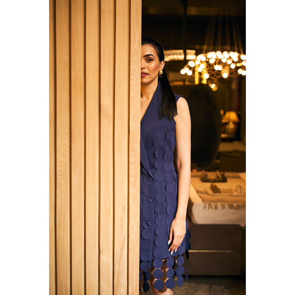 Juhi Nanda Circle Blazer Dress