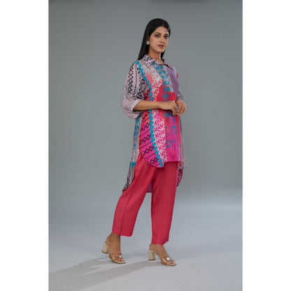 Kahani Lush Pink Printed Co-Ord (Set of 2)