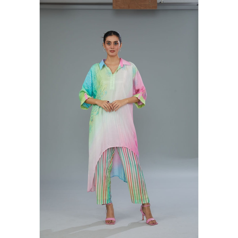 Kahani Lush Multi Color Printed Co-Ord (Set of 2)