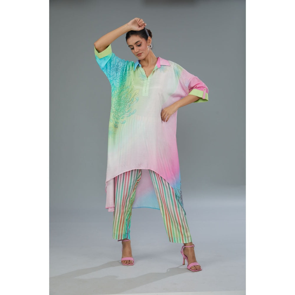 Kahani Lush Multi Color Printed Co-Ord (Set of 2)