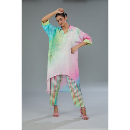 Kahani Lush Multi Color Printed Co-Ord (Set of 2)