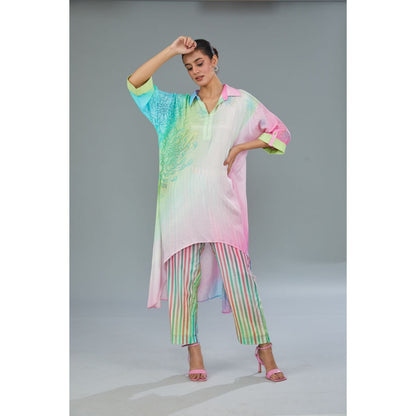 Kahani Lush Multi Color Printed Co-Ord (Set of 2)