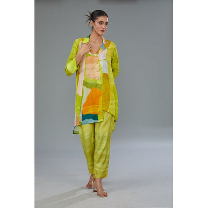Kahani Lush Green Printed Co-Ord (Set of 2)